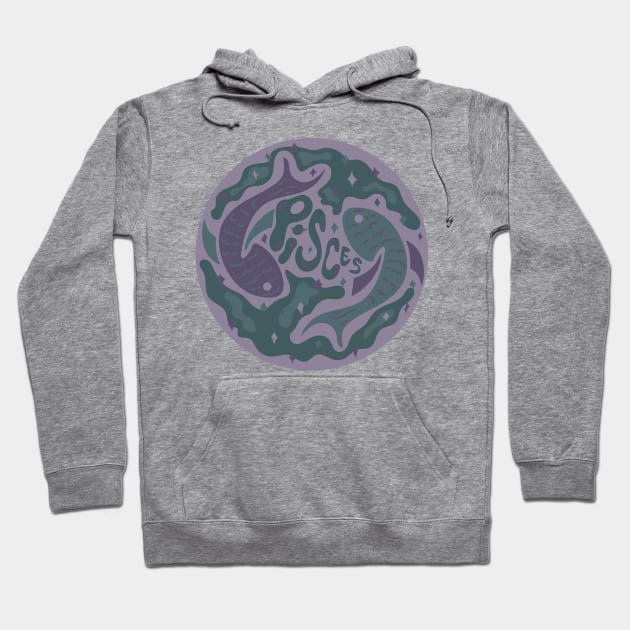 Pisces Hoodie by Doodle by Meg